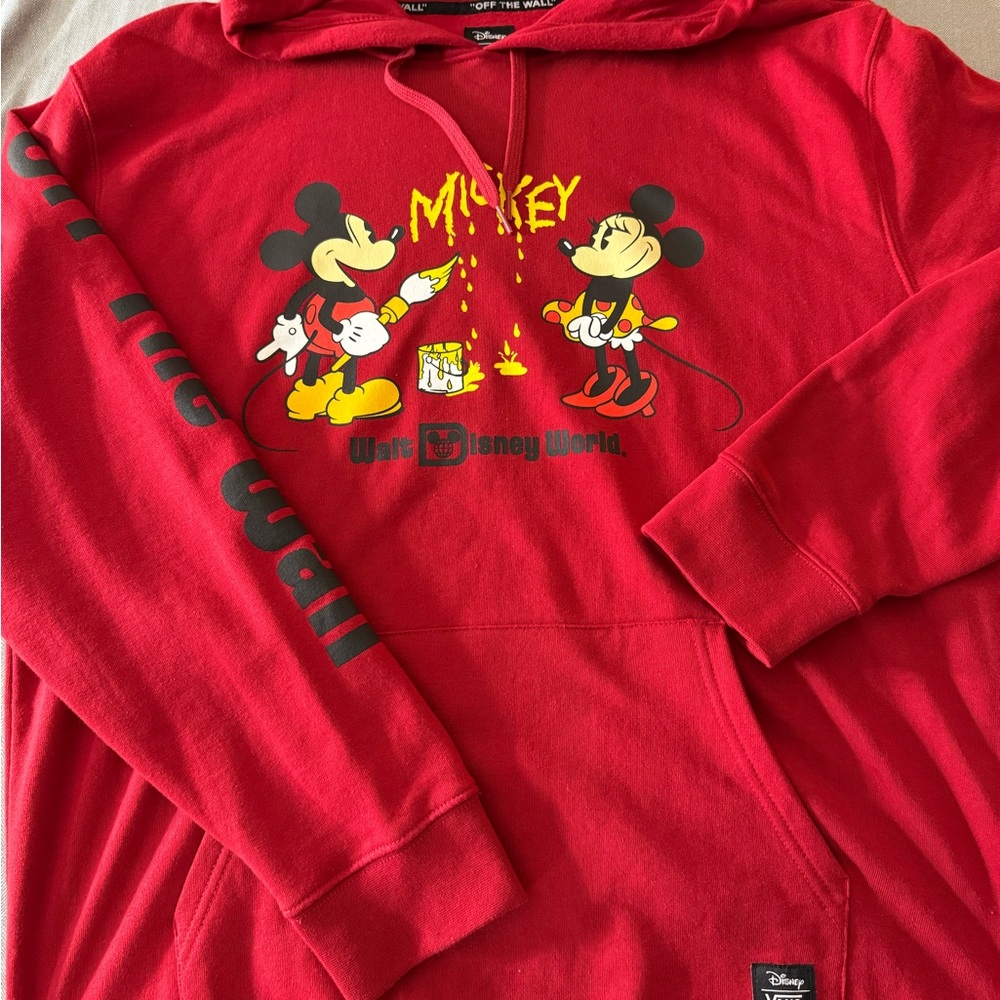 Disney Parks x Vans Limited 50th Anniversary Mickey Minnie Hoodie Size XL